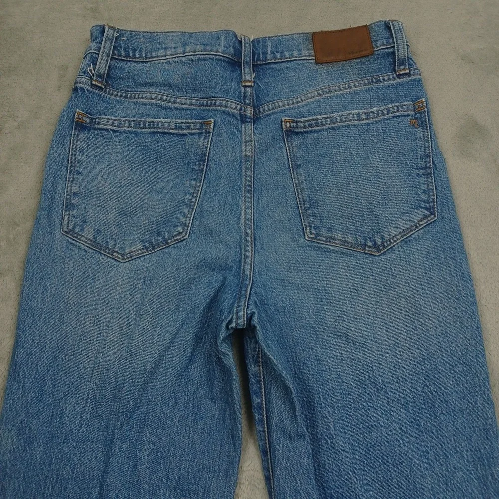Madewell Jeans Womens 27 Blue Denim Classic Straight Jeans Light Wash‎